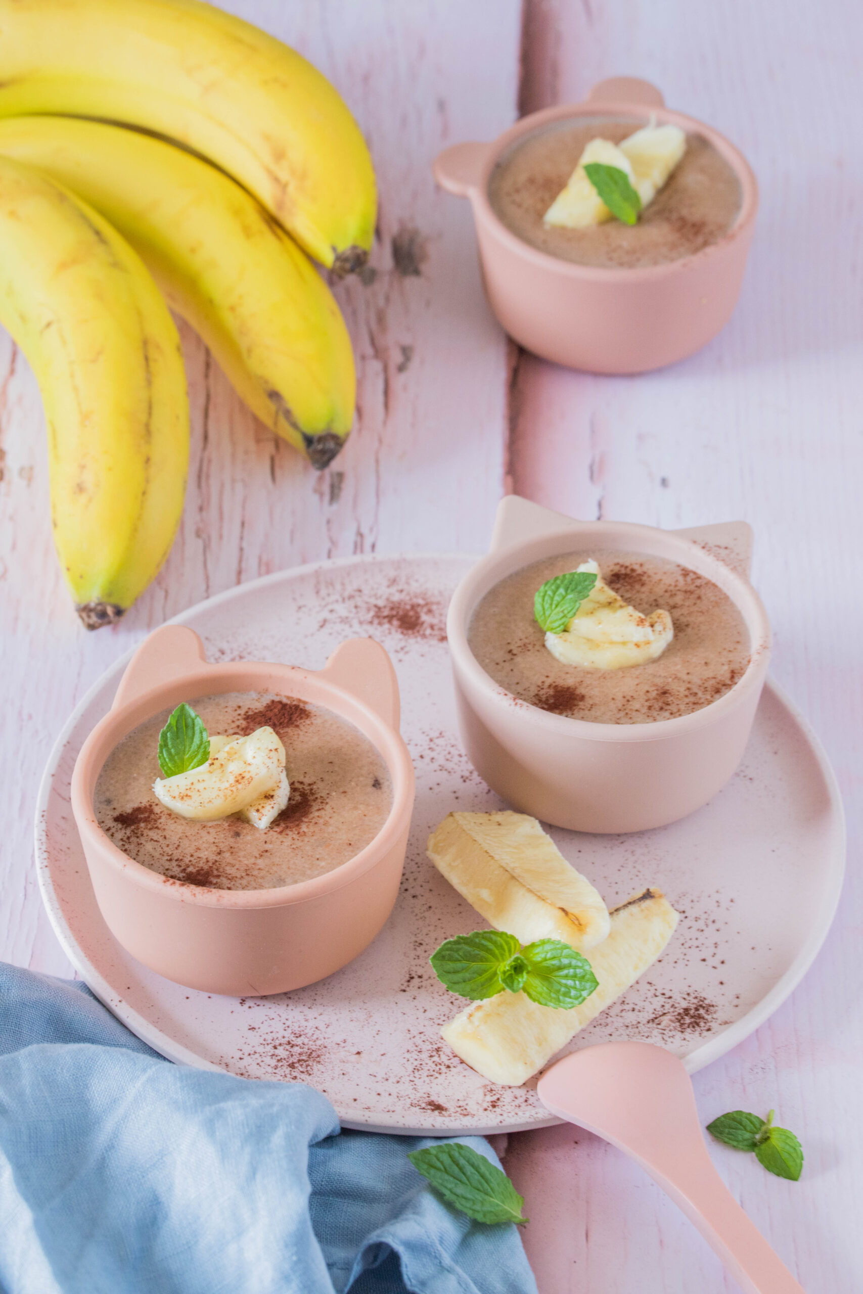 Bananen-Schoko Grießbrei - perfektes Frühstück für Kinder