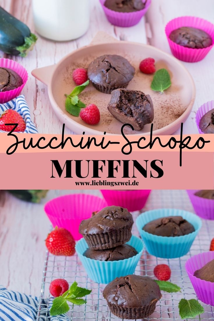 Perfekter Snack für Kinder: Leckere Zucchini-Schoko Muffins